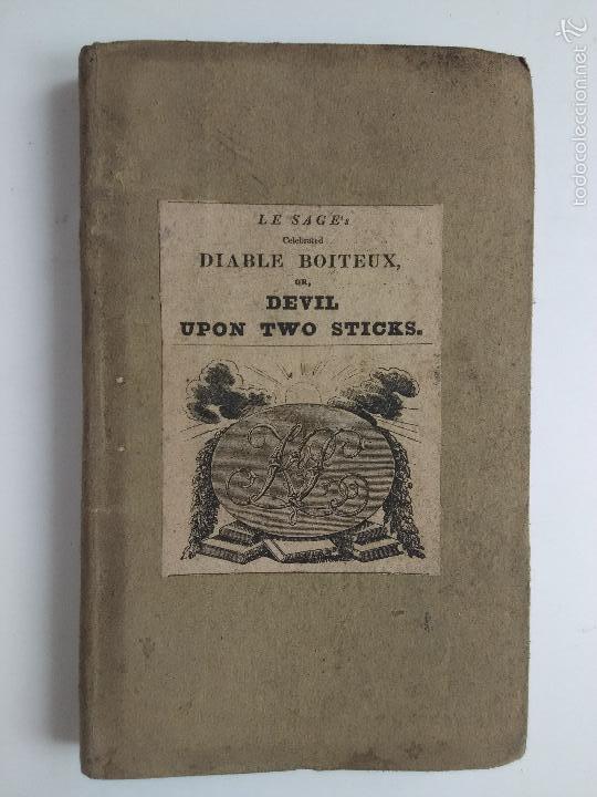 Libros antiguos: Le Sage &ndash; THE DEVIL UPON TWO STICKS .1824 - Foto 1