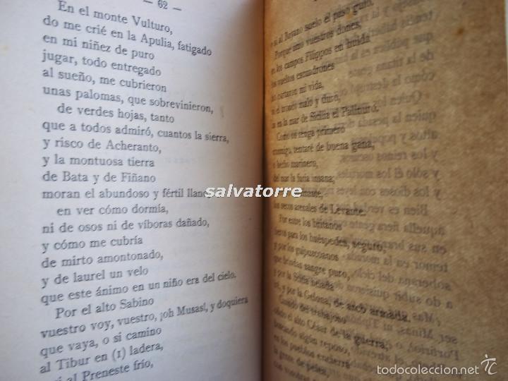 Libros antiguos: ODAS DE HORACIO.FR. LUIS DE LE&Oacute;N. BIBLIOTECA UNIVERSAL. EDIT HERNANDO MADRID1 - Foto 3