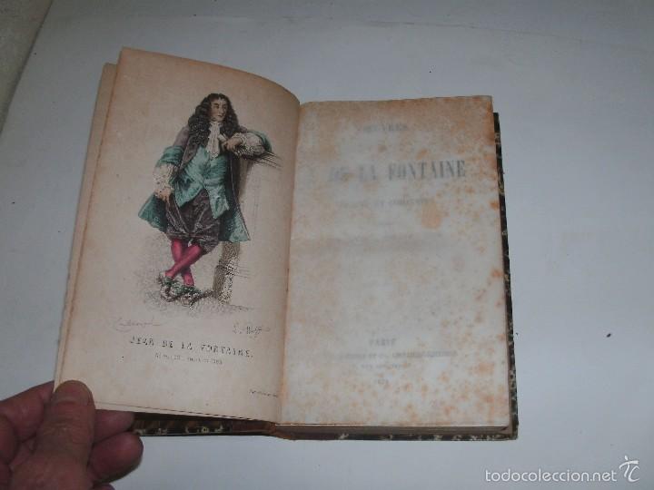 Libros antiguos: OEUVRES DE J. DE LA FONTAINE - Foto 1