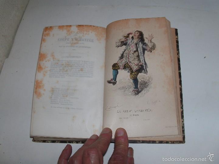 Libros antiguos: OEUVRES DE J. DE LA FONTAINE - Foto 5