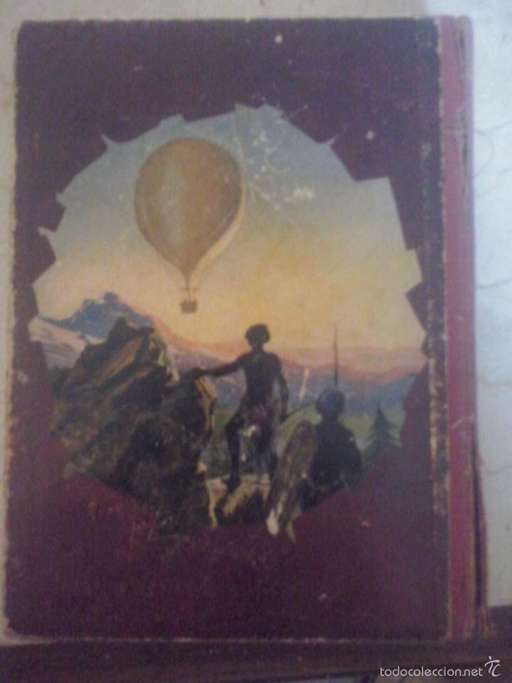 Libros antiguos: CINCO SEMANAS EN GLOBO DE JULIO VERNE - Foto 2