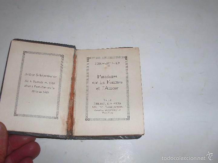 Libros antiguos: SCHOPENHAUER - LIBRO MINIATURA - Foto 1
