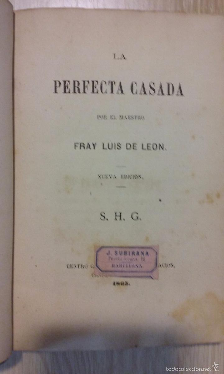 Libros antiguos: La perfecta casada - Foto 3