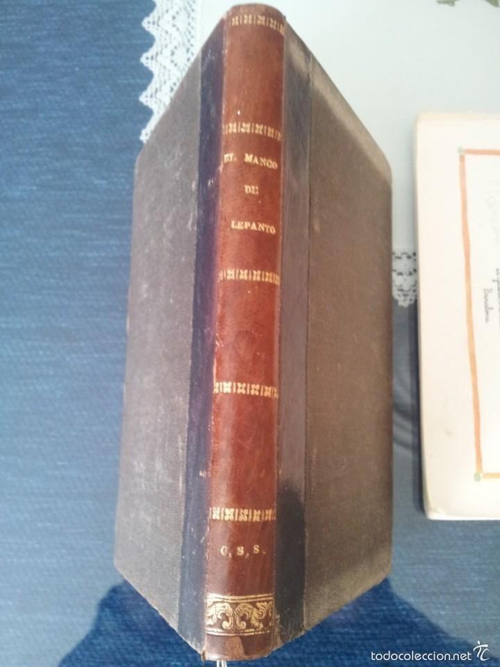 Libros antiguos: EL MANCO DE LEPANTO. EDICCION 1874 - Foto 1