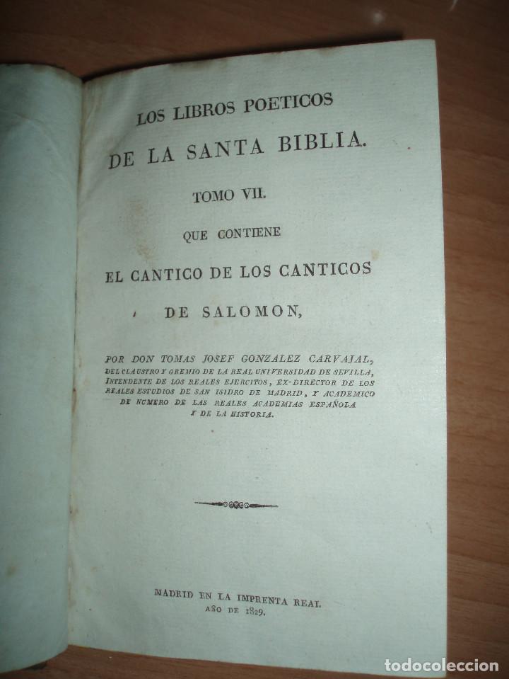 Libros antiguos: C&aacute;ntico de los c&aacute;nticos de Salom&oacute;n - Foto 1
