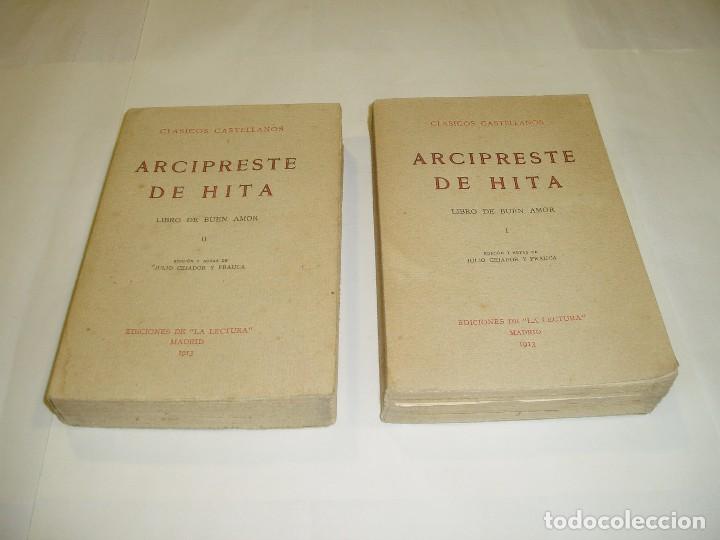 Libros antiguos: ARCIPRESTE DE HITA LIBRO DEL BUEN AMOR. 1913 - Foto 1