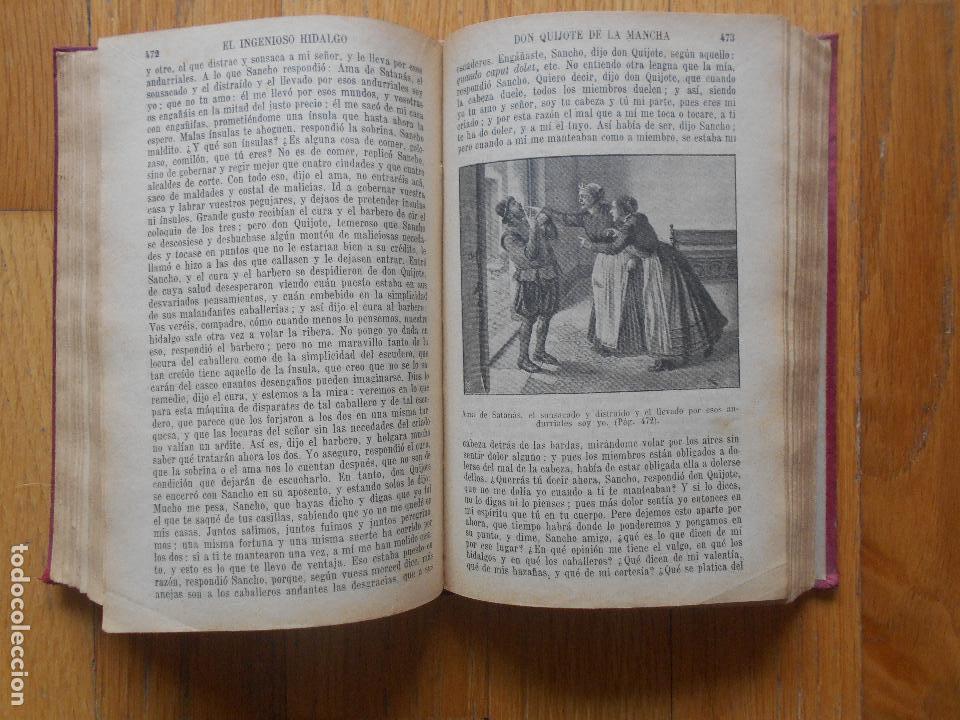 Libros antiguos: DON QUIJOTE DE LA MANCHA, Ramon Sopena, Edicion Centenario - Foto 3