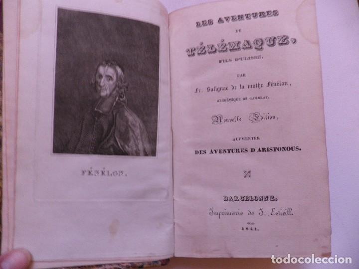 Libros antiguos: LES AVENTURES DE T&Eacute;L&Eacute;MAQUE FILS D&acute;ULISSE - Foto 1