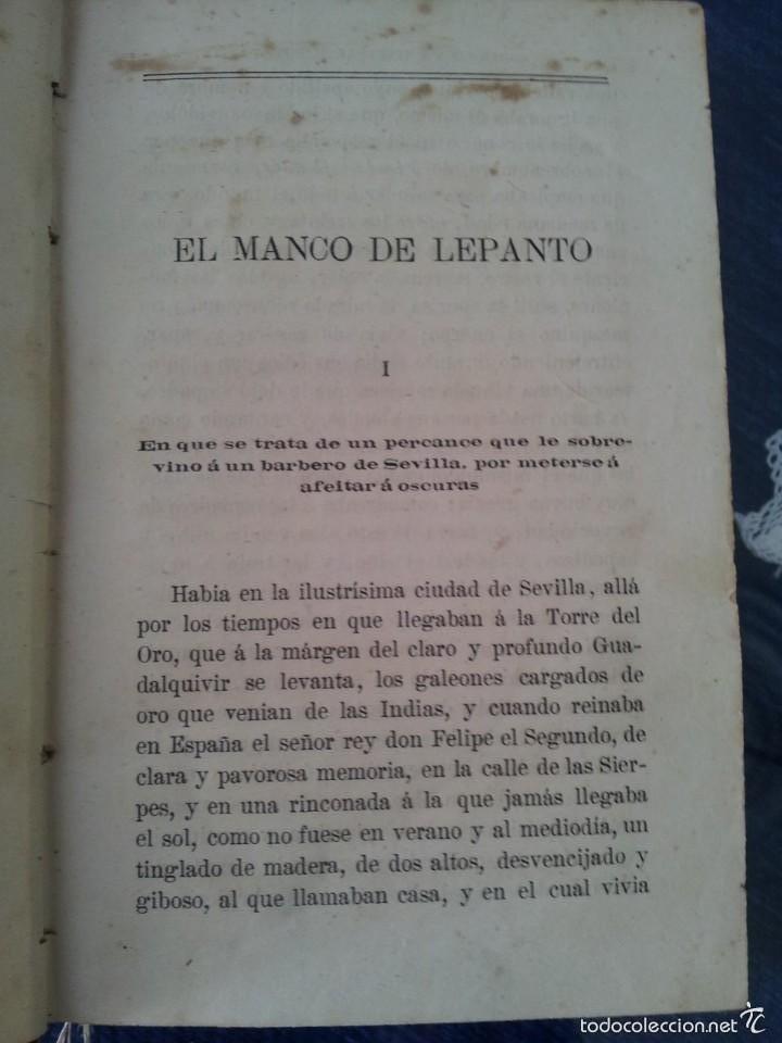 Libros antiguos: EL MANCO DE LEPANTO. EDICCION 1874 - Foto 4