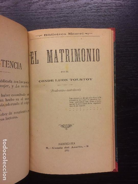 Libros antiguos: EL MATRIMONIO, CONDE LEON TOLSTOY - Foto 1