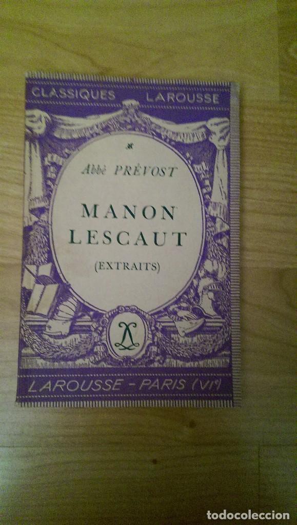 Libros antiguos: LIBRO &laquo;MANON LESCAUT&raquo; CLASSIQUES LAROUSSE - Foto 1