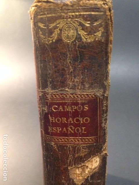 Libros antiguos: HORACIO ESPA&Ntilde;OL. IMPRESOR ANTONIO DE SANCHA 1783 - Foto 3