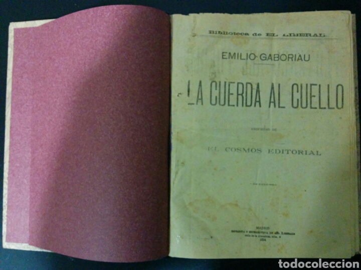 Libros antiguos: Biblioteca de El Liberal. 4 novelas. 1892-94 - Foto 1