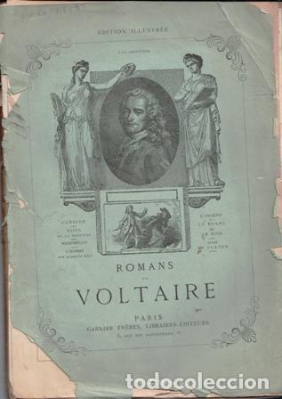 Libros antiguos: Romans de Voltaire, 1867 -Para encuadernar. - Foto 1