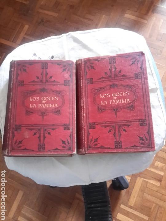 Libros antiguos: Los goces de la familia libros del sigloXIX - Foto 1 - 86278559