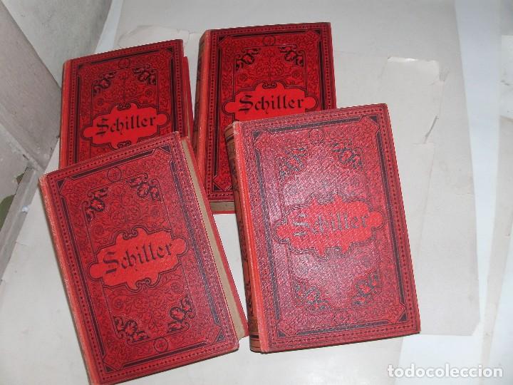 Libros antiguos: FRIEDRICH SCHILLER - IDIOMA ALEMAN - 4 TOMOS - Foto 2