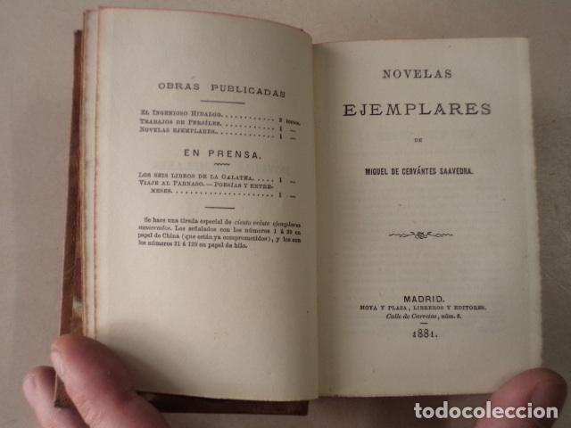 Libros antiguos: OBRAS DE CERVANTES - 4 TOMOS - A&Ntilde;O 1880-1883 - Foto 6