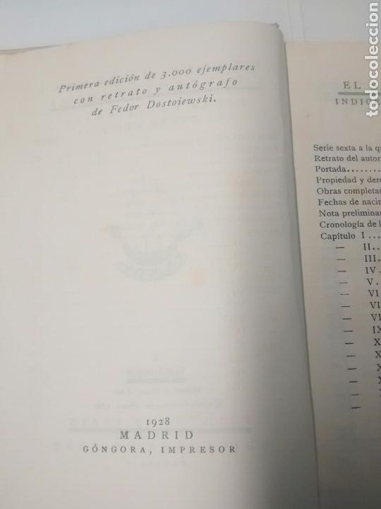 Libros antiguos: El sue&ntilde;o del t&iacute;o - Dostoiewski - 1928 - Foto 5