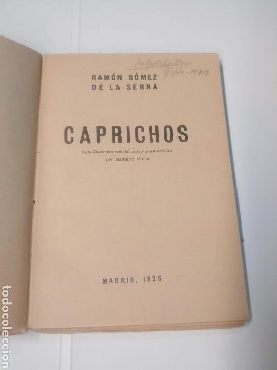 Libros antiguos: Caprichos - R. G&oacute;mez de la Serna - Primera edici&oacute;n 1925 - Foto 3