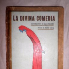 Libros antiguos: LA DIVINA COMEDIA - DANTE ALIGHIERI - AÑO 1921 - BELLOS GRABADOS DE DORÉ.. Lote 96298567
