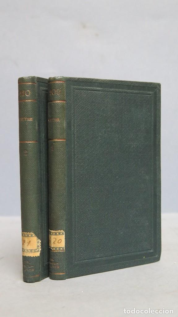Libros antiguos: 1908.- FAUSTO. GOETHE. 2 TOMOS - Foto 1