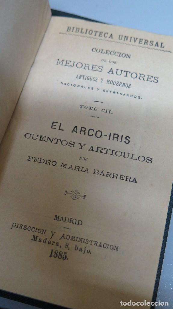 Libros antiguos: 1885.- EL ARCO-IRIS. PEDRO MARIA BARRERA - Foto 2