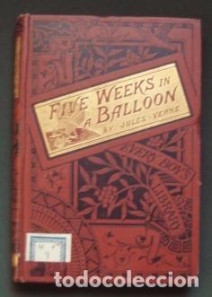 Libros antiguos: Five Weeks In a Balloon - VERNE, Jules - Foto 1