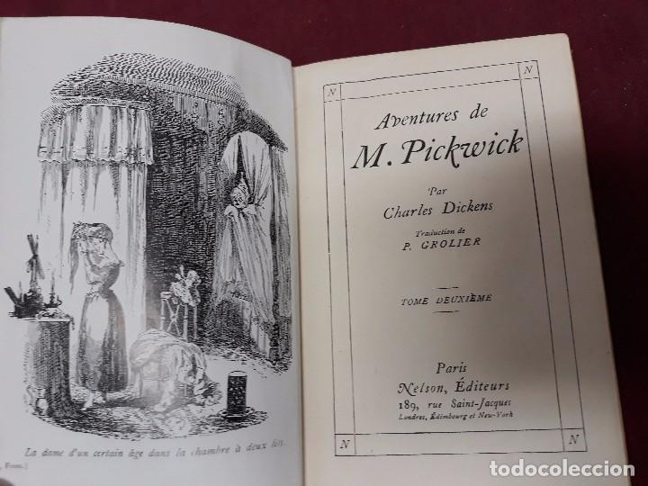 Libros antiguos: CHARLES DICKENS... AVENTURAS DE PICKWICK...3 TOMOS - Foto 2