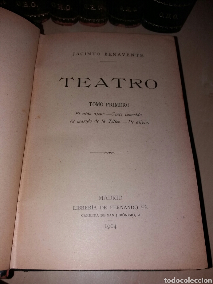 Libros antiguos: JACINTO BENAVENTE - TEATRO - Foto 3