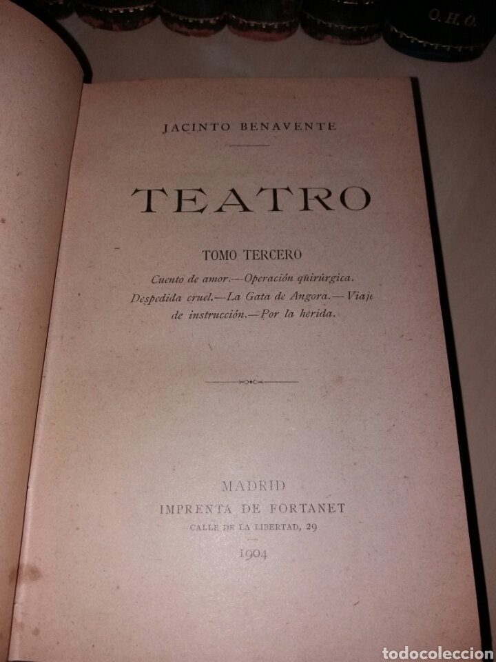 Libros antiguos: JACINTO BENAVENTE - TEATRO - Foto 4