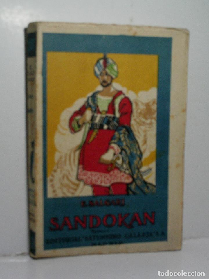 Libros antiguos: SANDOKAN. SALGARI Emilio. - Foto 1