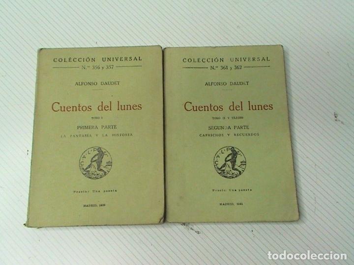 Libros antiguos: Cuentos del lunes (2 tomos) (autor: Alfonso Daudet) - Foto 1