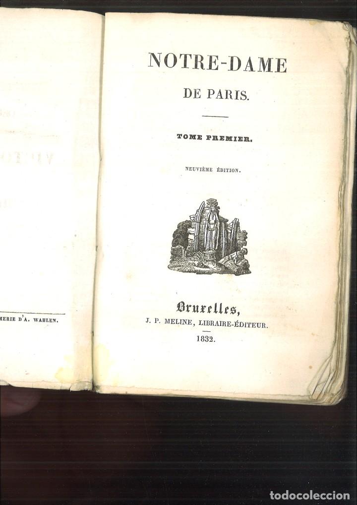 Libros antiguos: NOTRE-DAME DE PARIS. Victor Hugo - Foto 5
