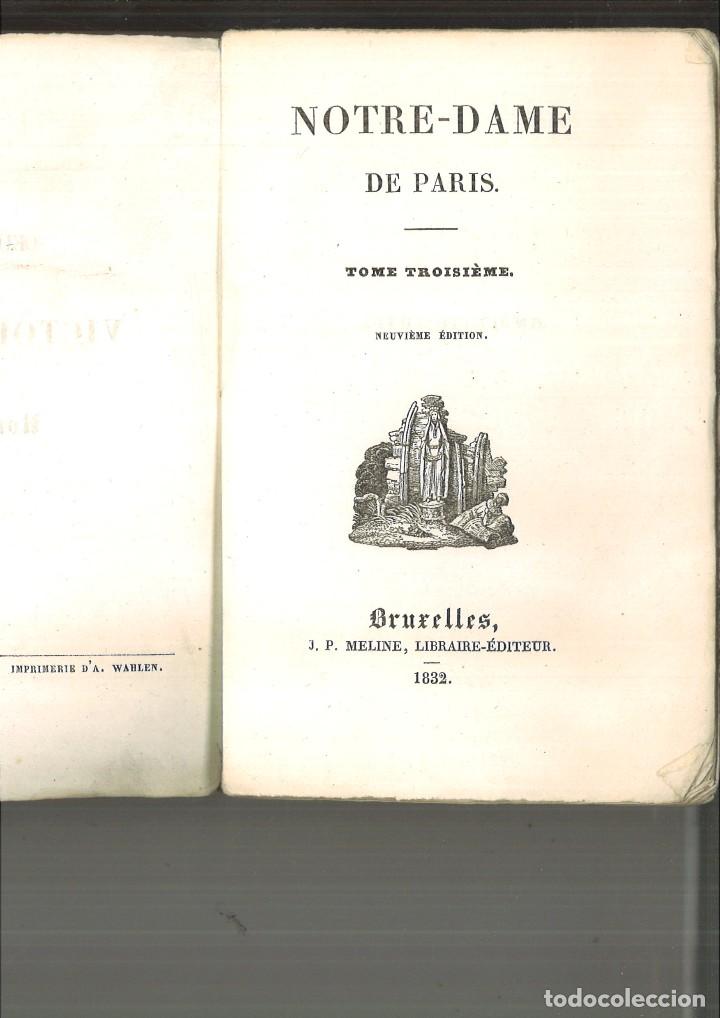 Libros antiguos: NOTRE-DAME DE PARIS. Victor Hugo - Foto 7