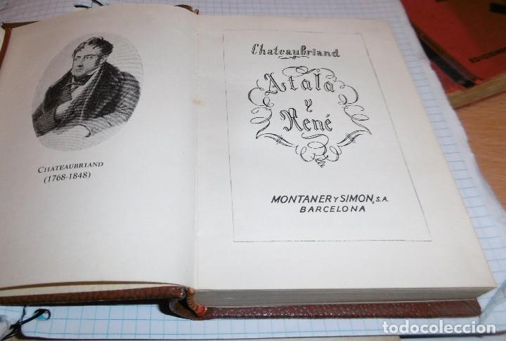 Libros antiguos: CHATEAUBRIAND, M de Atala y Ren&eacute; - Foto 1