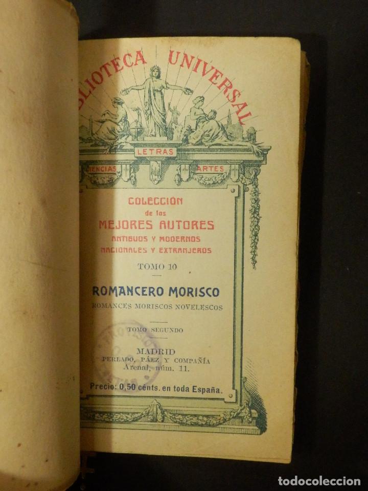 Libros antiguos: Libro - Romancero Morisco - Romances Moriscos Novelescos - Tomo Segundo - - Foto 2 - 111542771