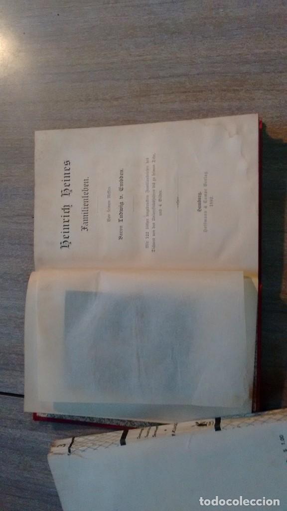 Libros antiguos: HEINRICH HEINES - FAMILIENLEBEN - Foto 4