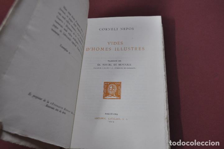 Libros antiguos: vides dhomes illustres - corneli nepos - a&ntilde;o 1923 - ACLB - Foto 2