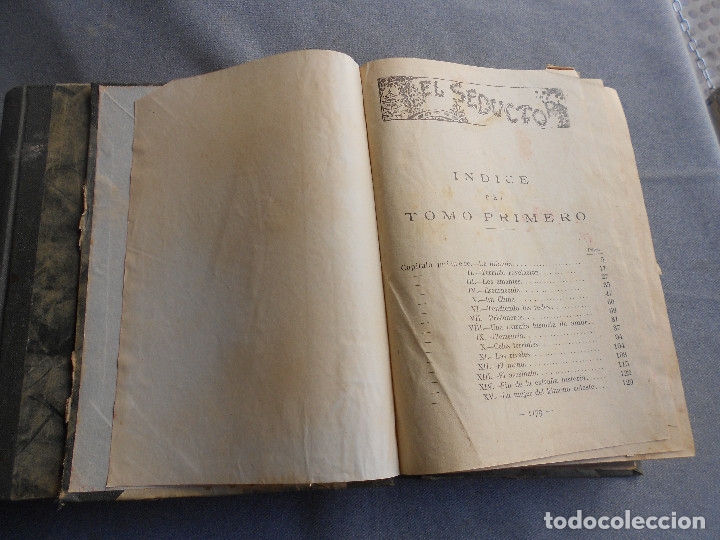Libros antiguos: EL SEDUCTOR. DOS TOMOS - Foto 2