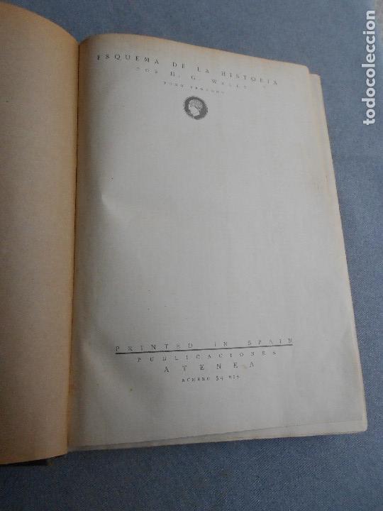 Libros antiguos: ESQUEMA DE LA HISTORIA. - Foto 2