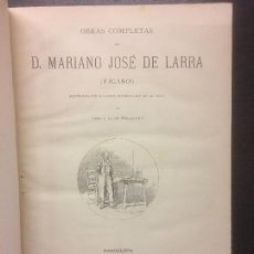 Libros antiguos: OBRAS COMPLETAS DE D MARIANO JOSE DE LARRA, FIGARO, J LUIS PELLICER, 1886. Lote 114926091