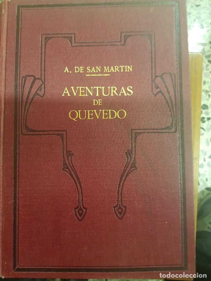 Libros antiguos: AVENTURAS DE QUEVEDO 2 tomos - Foto 1