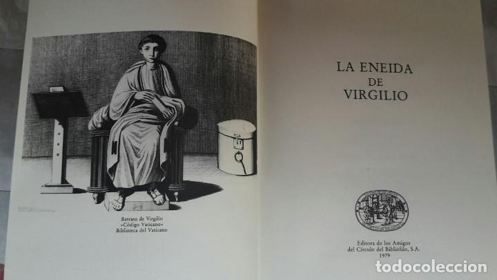 Libros antiguos: LA ENEIDA, (EDICION FACSIMILAR DE LOS DOCE LIBROS) - VIRGILIO - Foto 3