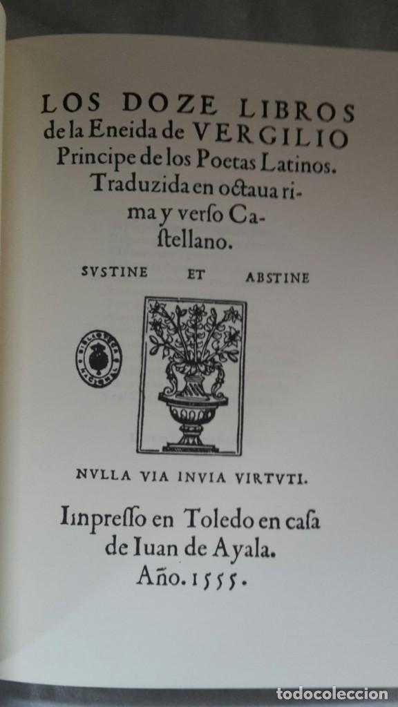 Libros antiguos: LA ENEIDA, (EDICION FACSIMILAR DE LOS DOCE LIBROS) - VIRGILIO - Foto 7