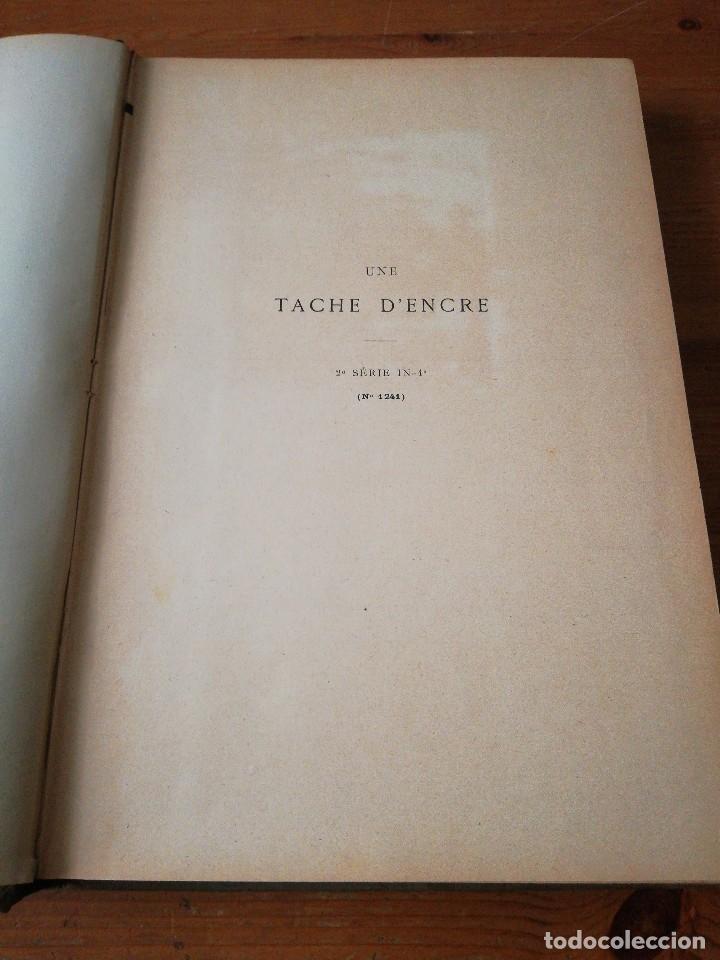 Libros antiguos: Une tache dEncre. Rene Bazin - Foto 5