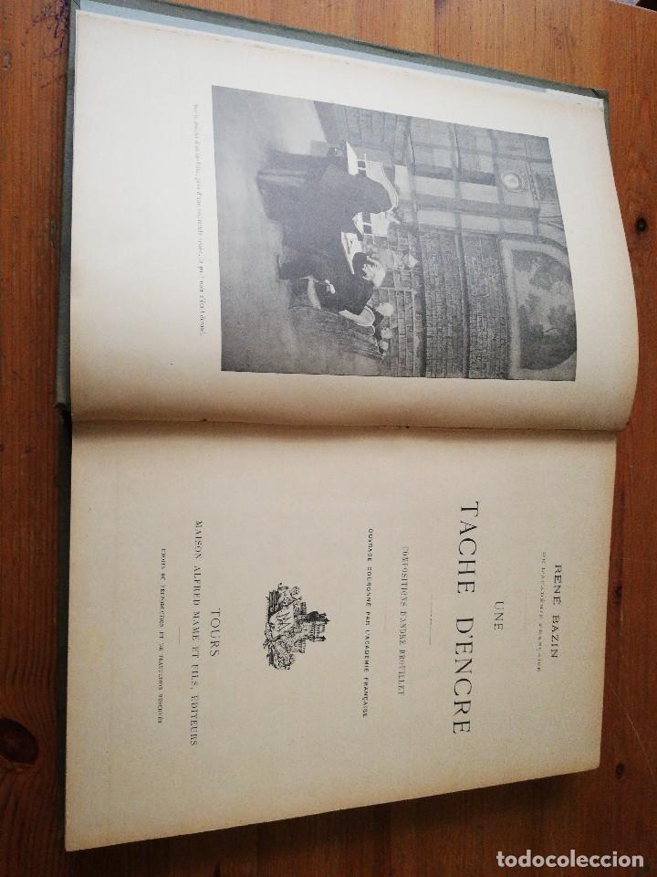 Libros antiguos: Une tache dEncre. Rene Bazin - Foto 6