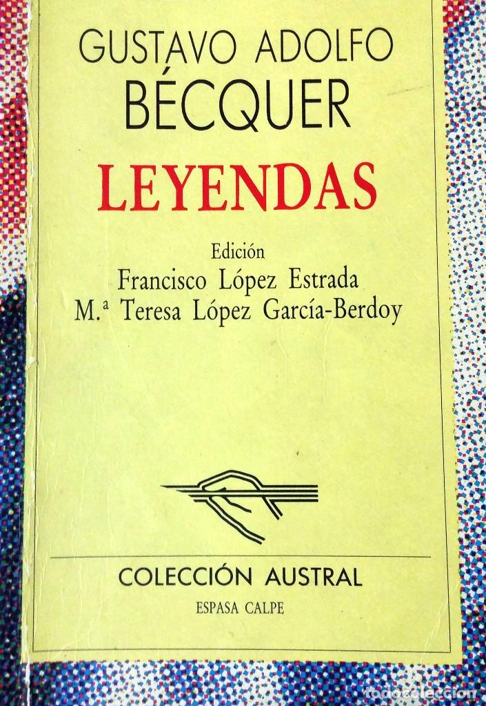 Libros antiguos: LEYENDAS DE GUSTAVO ADOLFO BECQUER - Foto 1