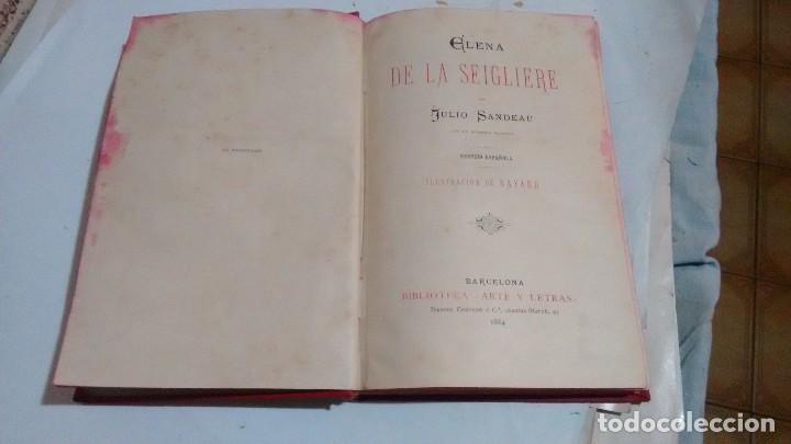 Libros antiguos: JULIO SANDEAU -ELENA DE LA SEIGLIERE - Foto 3