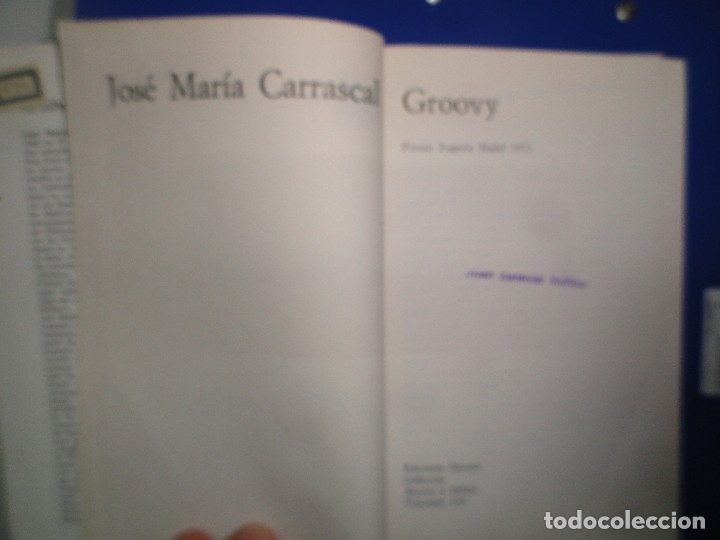 Libros antiguos: Primera Edici&oacute;n de Groovy - Jos&eacute; Mar&iacute;a Carrascal 1973 - Foto 3