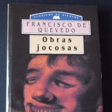 Libros antiguos: OBRAS JOCOSAS. FRANCISCO DE QUEVEDO.. Lote 128317503
